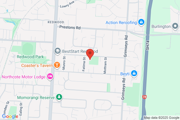 Map for Redwood Playcentre