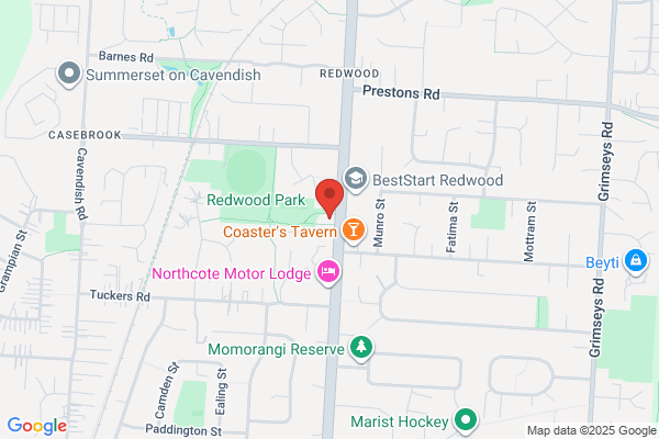 Map for Redwood Early Childhood Centre