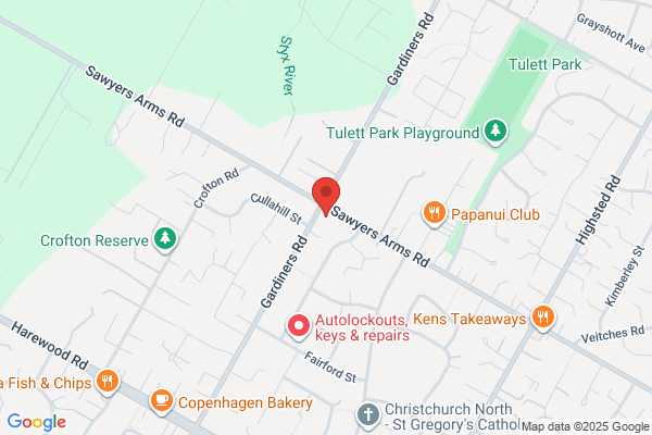 Map for Kindercare Learning Centres - Bishopdale