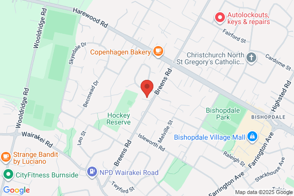 Map for Bishopdale Community  Preschool