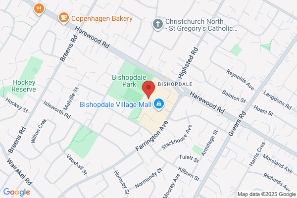 Map for Pūmanawa Bishopdale