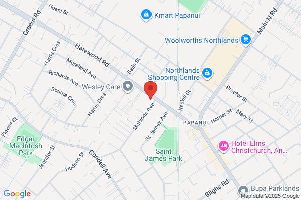 Map for Harewood Rd Montessori by Busy Bees