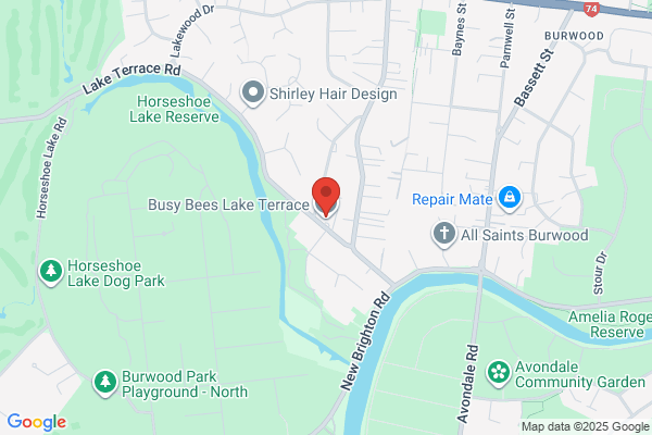 Map for Busy Bees Lake Terrace