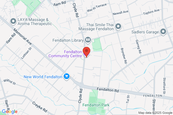 Map for Fendalton Playcentre