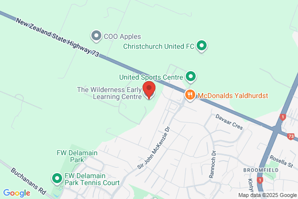 Map for The Wilderness