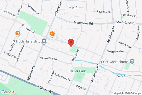 Map for Kidsfirst Kindergartens Avonhead