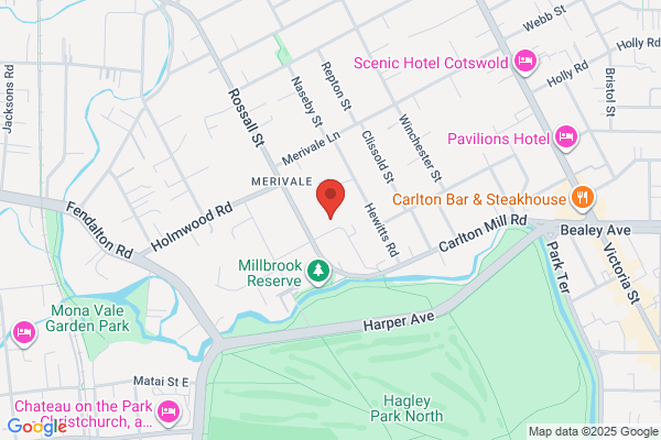 Map for Rangi Ruru Pre-School