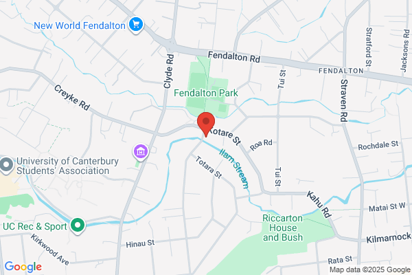 Map for Kindercare Learning Centres - Fendalton