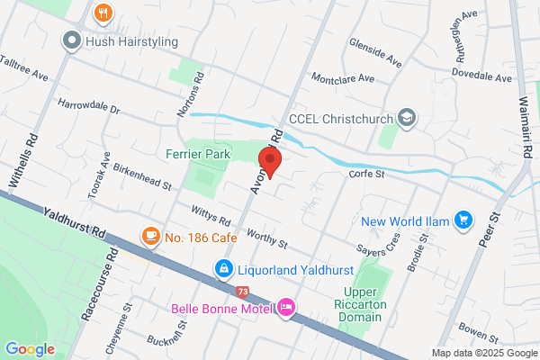 Map for Annabel's Educare Avonhead Ltd