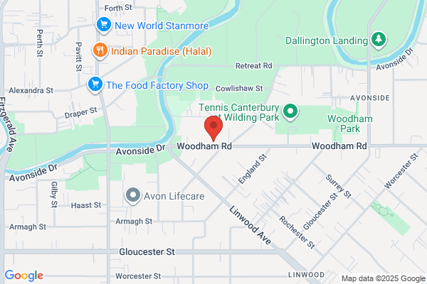 Map for Avonside Early Childhood Centre