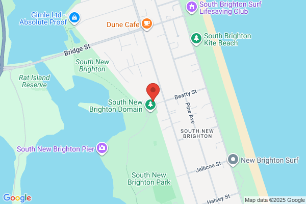 Map for South Brighton Playcentre