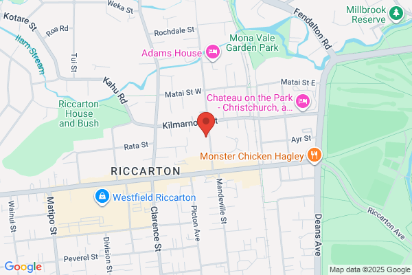 Map for Kidsfirst Kindergartens Riccarton