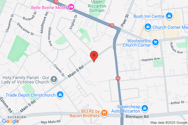 Map for Church Corner Nest