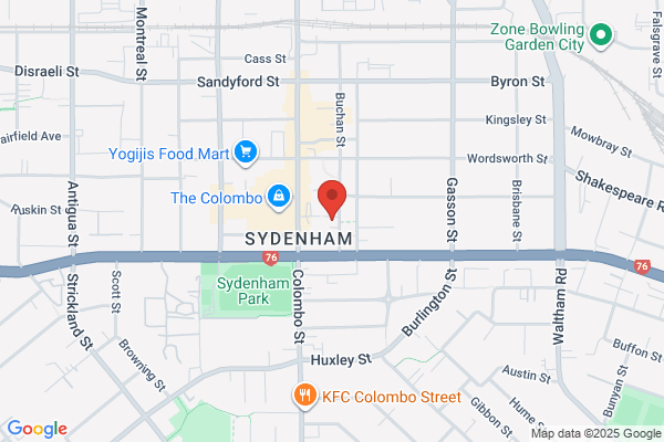 Map for Buchan Street Playcentre