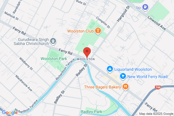 Map for Kindercare Learning Centres - Woolston