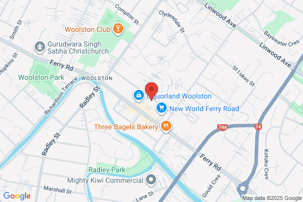 Map for Woolston Preschool Inc