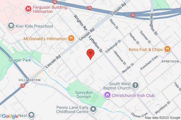 Map for Te Whare Rama | Light House Early Learning Centre Edinburgh Street