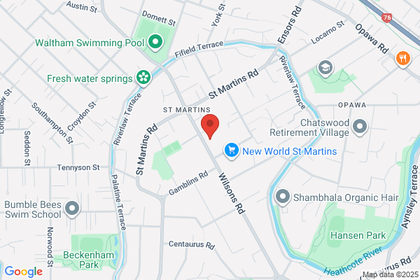 Map for Fingerprints Christian Preschool