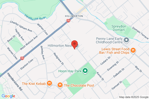 Map for Hillmorton Nest