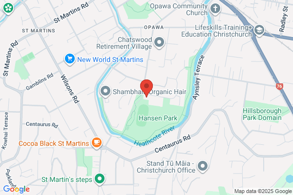 Map for Kidsfirst Kindergartens Opawa St Martins