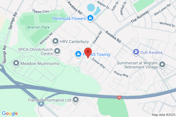 Map for Little House Montessori Zinnia Way