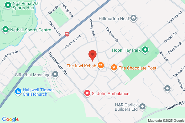 Map for Kidsfirst Kindergartens Hoon Hay