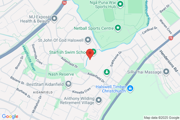 Map for Aidanfield Christian Preschool