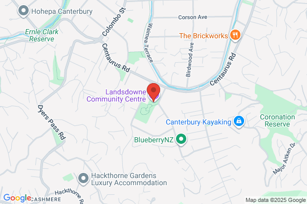 Map for Landsdowne Terrace Playcentre