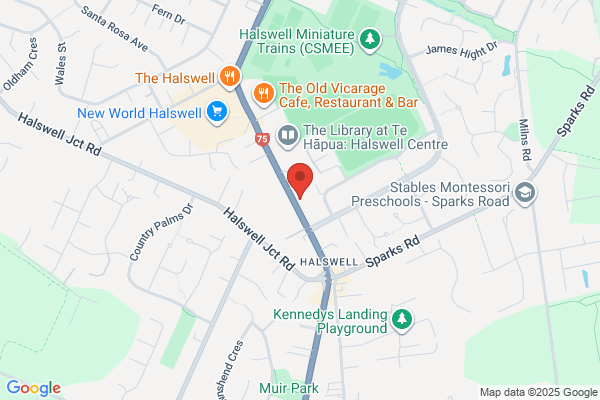 Map for Halswell Learning Tree