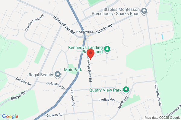 Map for Halswell Quarry Preschool