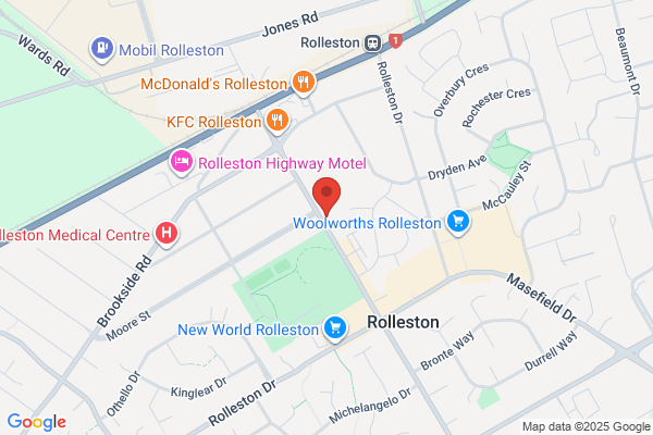 Map for Active Explorers Rolleston
