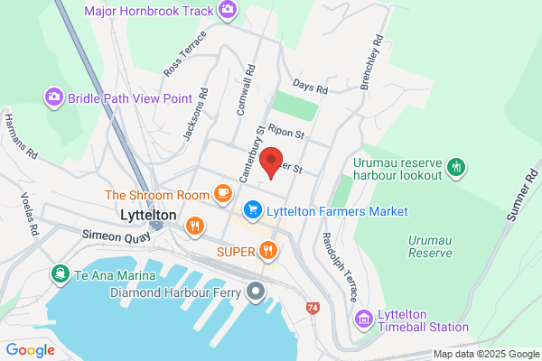 Map for Busy C's Preschool Lyttelton
