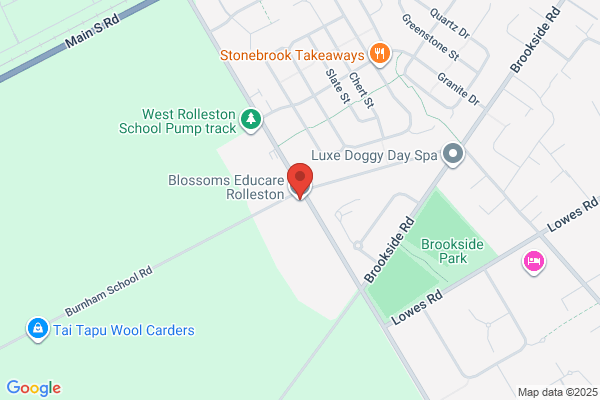 Map for Blossoms Educare Rolleston Limited