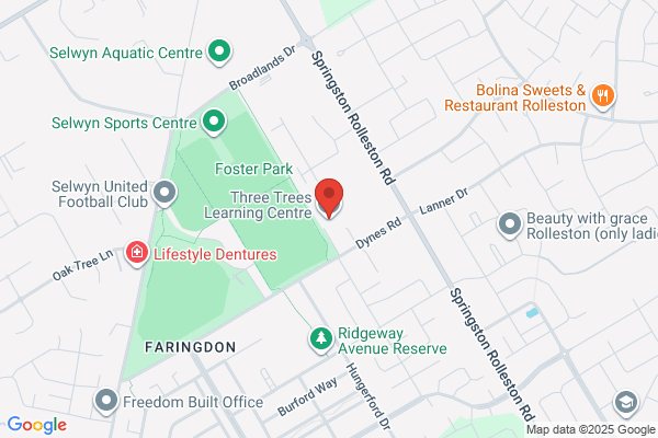 Map for Three Trees Learning Centre