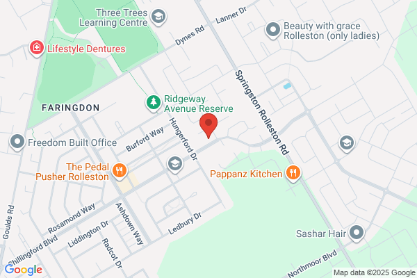 Map for Kidsfirst Kindergartens East Rolleston