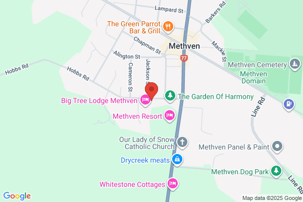 Map for Methven Pre-school Learning & Child Care Centre