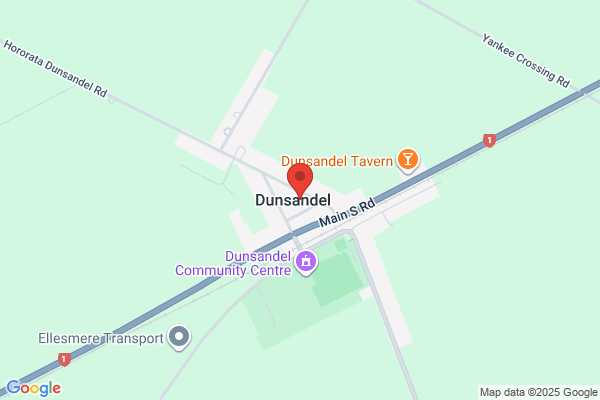 Map for Dunsandel Childcare and Preschool Ltd