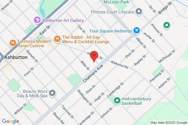 Map for Busy Bees Ashburton