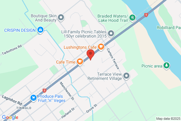 Map for Active Explorers Ashburton