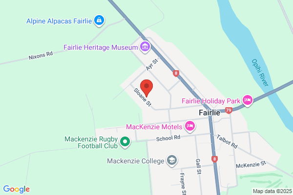 Map for Fairlie Area Kindergarten