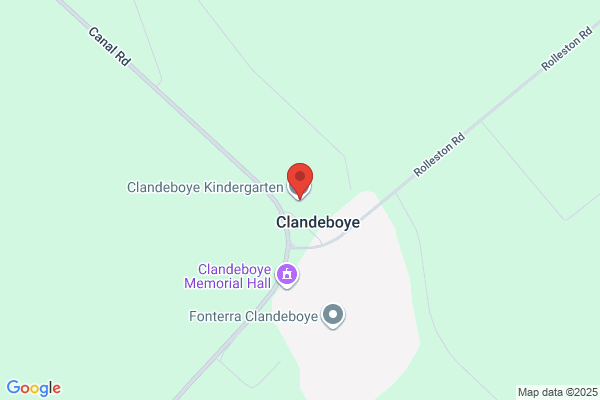 Map for Clandeboye Kindergarten