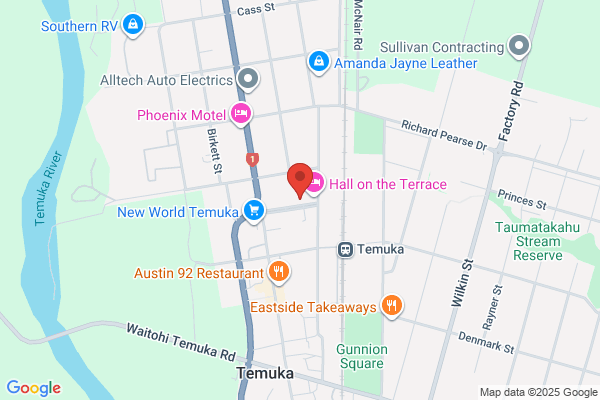 Map for Kids at Play Temuka