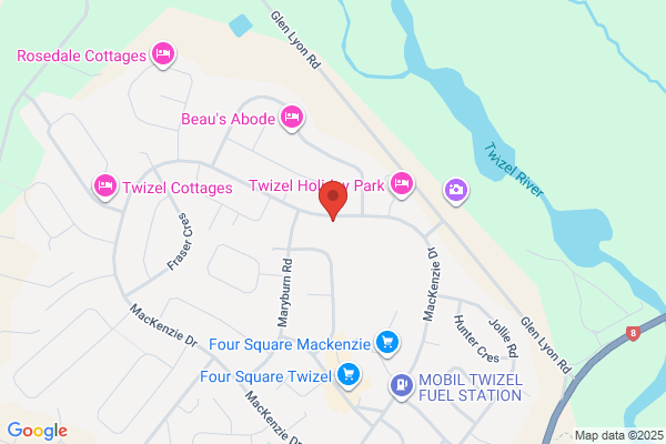 Map for Twizel Free Kindergarten