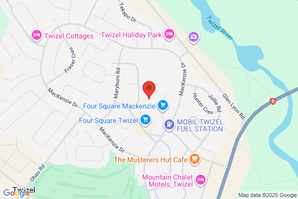 Map for Twizel Early Learning Centre Inc