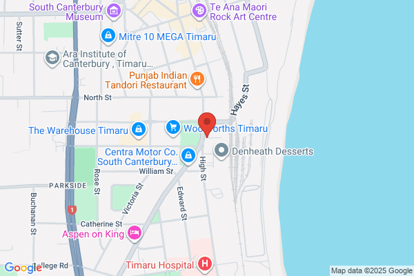 Map for Busy Bees Aoraki