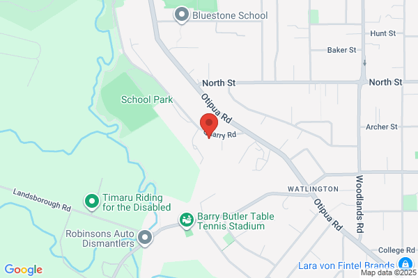 Map for Timaru Christian Preschool