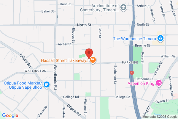 Map for Parkside Playcentre