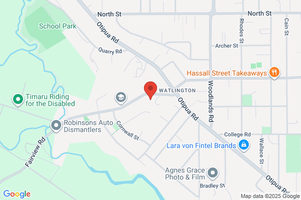 Map for Kowhai Free Kindergarten