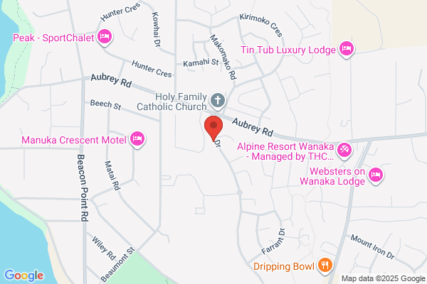 Map for Montessori Children's House Wanaka