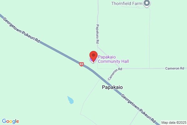 Map for Lower Waitaki Playcentre